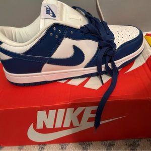 Nike dunks royal blue. New in box